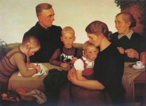 Adolf Wissel - 'Farm Family from Kahlenberg', (1939)